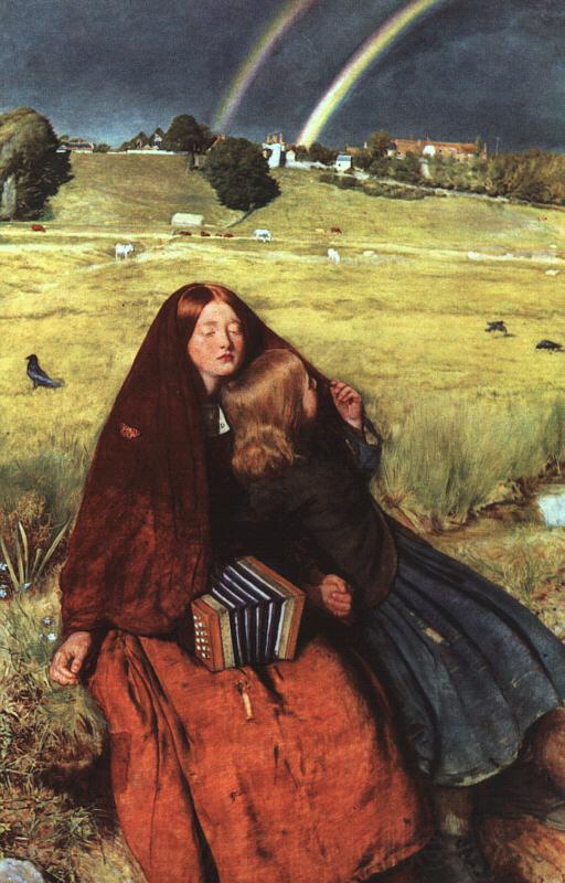 Sir John Everett Millais The Blind Girl Germany oil painting art